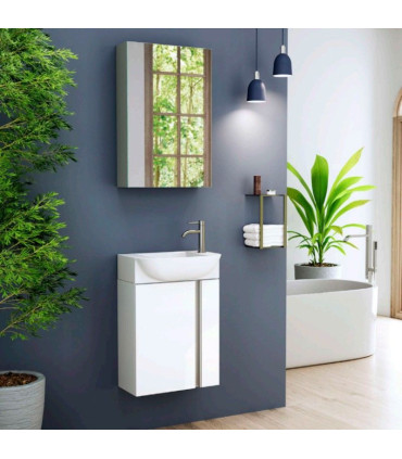 Móvel de banho VERSA 45 cm 1P com Profundidade reduzida