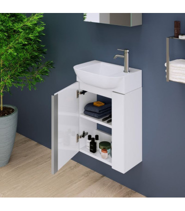 Móvel de banho VERSA 45 cm 1P com Profundidade reduzida