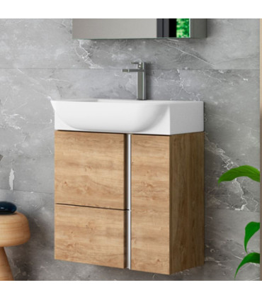 Móvel de banho VERSA 55 cm com Profundidade reduzida