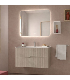 Móvel de banho suspenso BAMBOO 100 CM