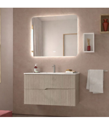 Móvel de banho suspenso BAMBOO 100 CM