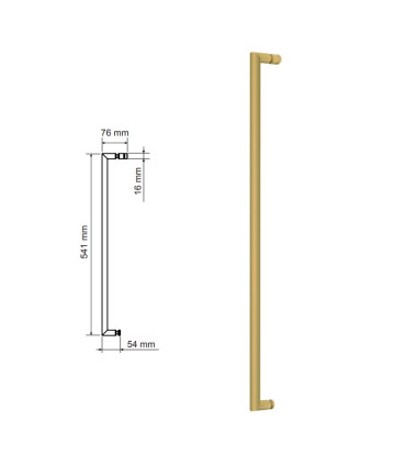 Resguardo Angular de duche com 2 painéis fixos + 2 portas de correr PAVÍA Ouro Escovado