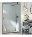 Resguardo de duche fixa Frontal + 2 portas Deslizantes KAAROL