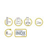 Resguardo INOX 2F + 2D FUTURA SPAZIO