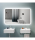 Espelho Retangular com luz LED frontal ELENA