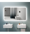 Espelho Retangular com luz LED frontal ELENA