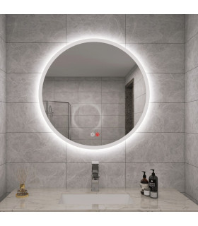 Espelho Redondo com luz LED frontal VERA+