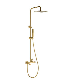 Conjunto de banheira monocomando TOSCANA Ouro
