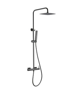Coluna de duche Monocomando TOSCANA Black gun metal