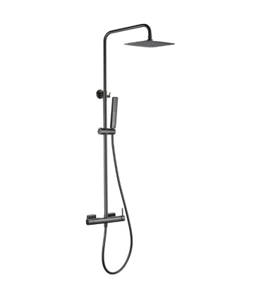 Coluna de duche Monocomando TOSCANA Black gun metal