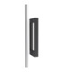 Resguardo de duche Angular 2 fixos + 2 deslizantes TWENTY Preto