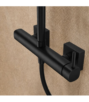 Coluna de duche Monocomando TOSCANA Preto