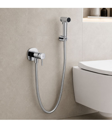 Chuveiro higiénico com Bidé e Torneira Embutida TOSCANA Cromo