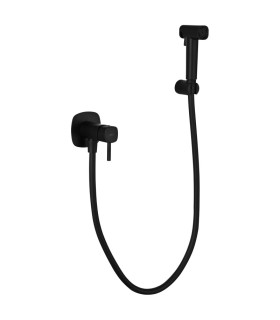 Chuveiro higiénico com Bidé e Torneira Embutida TOSCANA Preto