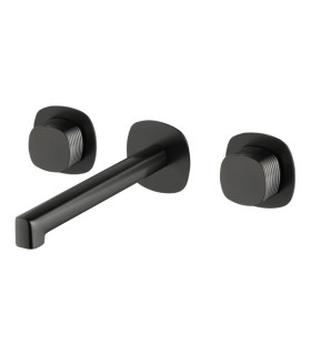Torneira Duplo comando para encastrar FIRENZE Black gun metal