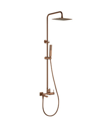 Conjunto de banheira monocomando FIRENZE Ouro rosa