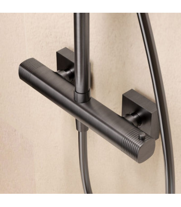 Coluna de duche Termostática FIRENZE Black gun metal